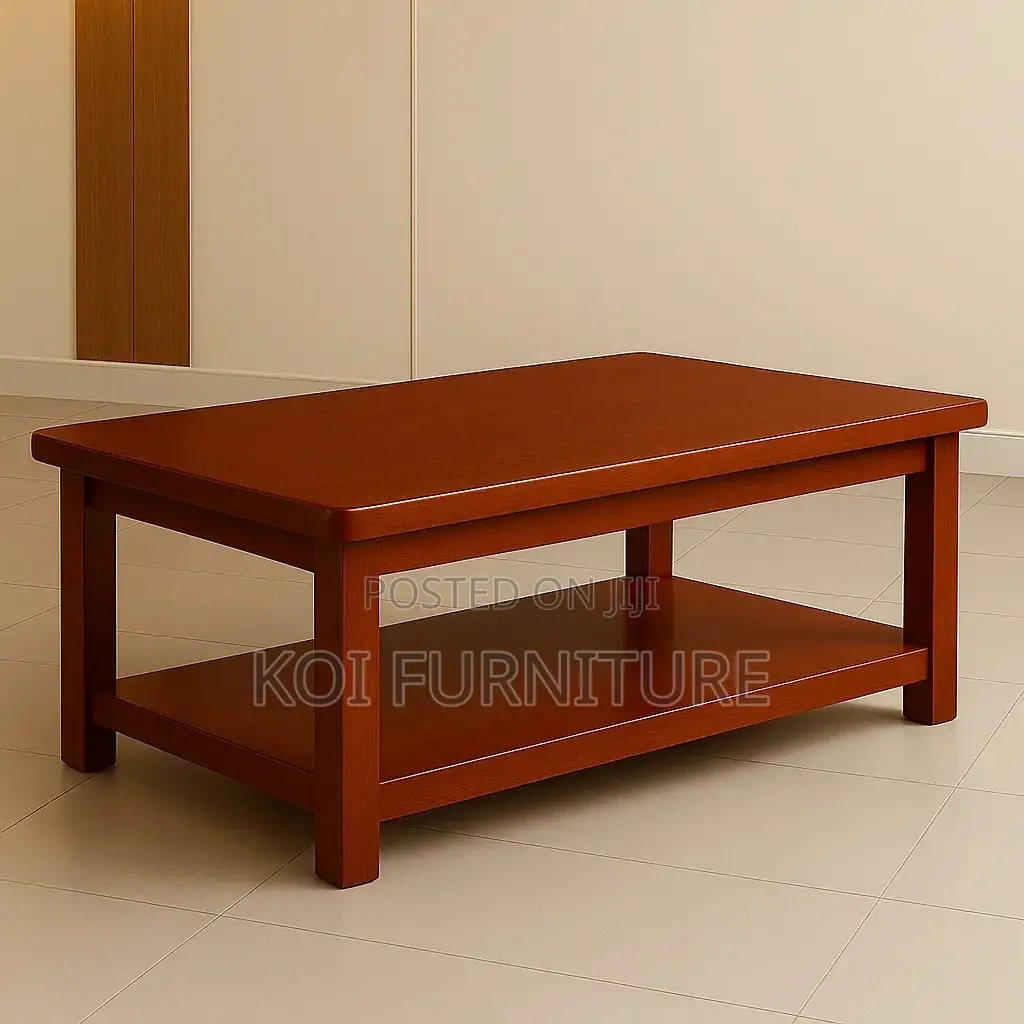 Coffee Table; Mahogany Living Room Home Office Coffee Table