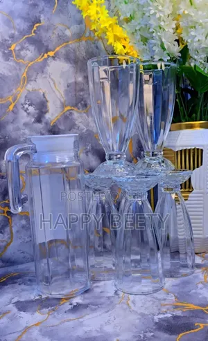 Water/Juice Set
7 PCS 
1 Jug +6 Glasses