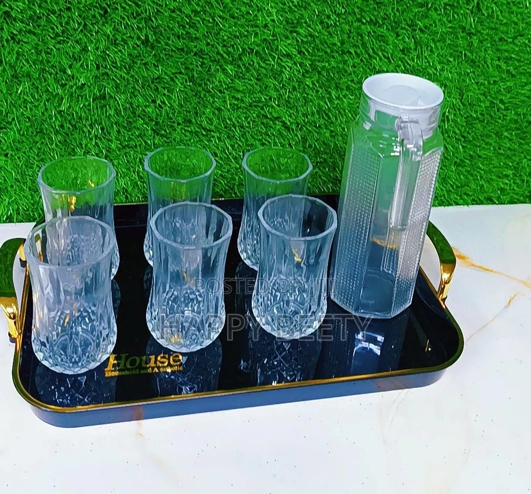 Water/Juice Set
7 PCS 
1 Jug +6 Glasses