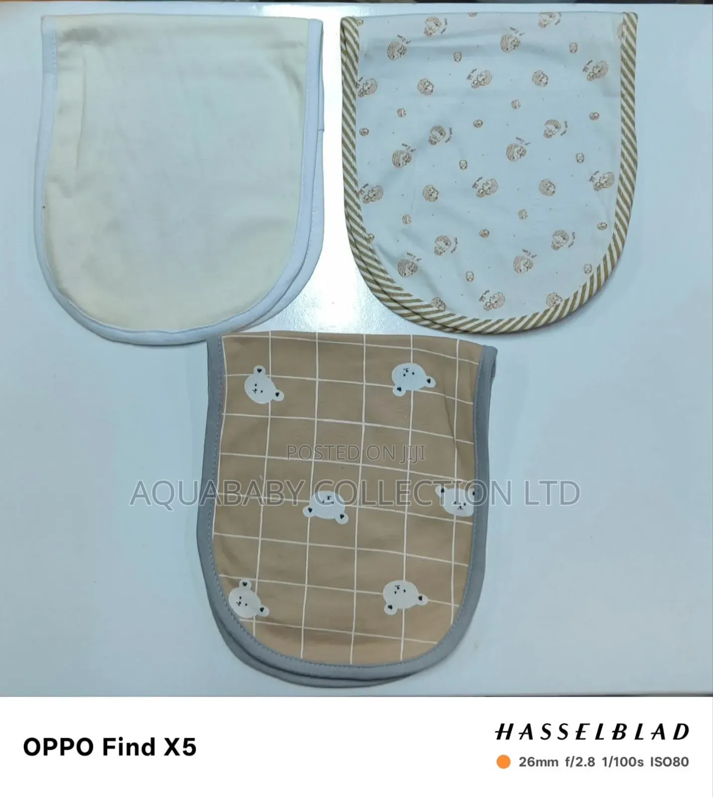 3 Piece Burp Clothes