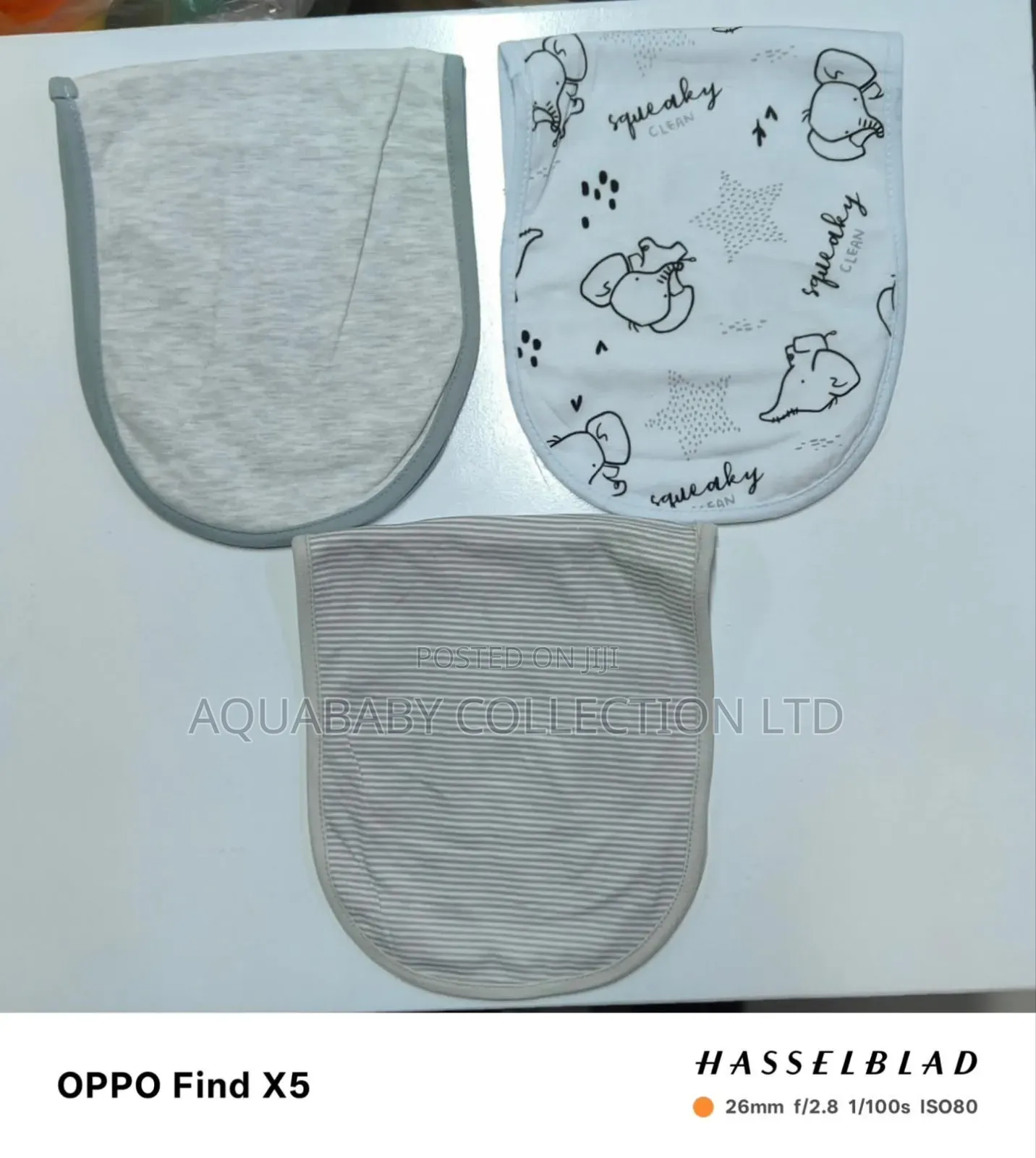 3 Piece Burp Clothes