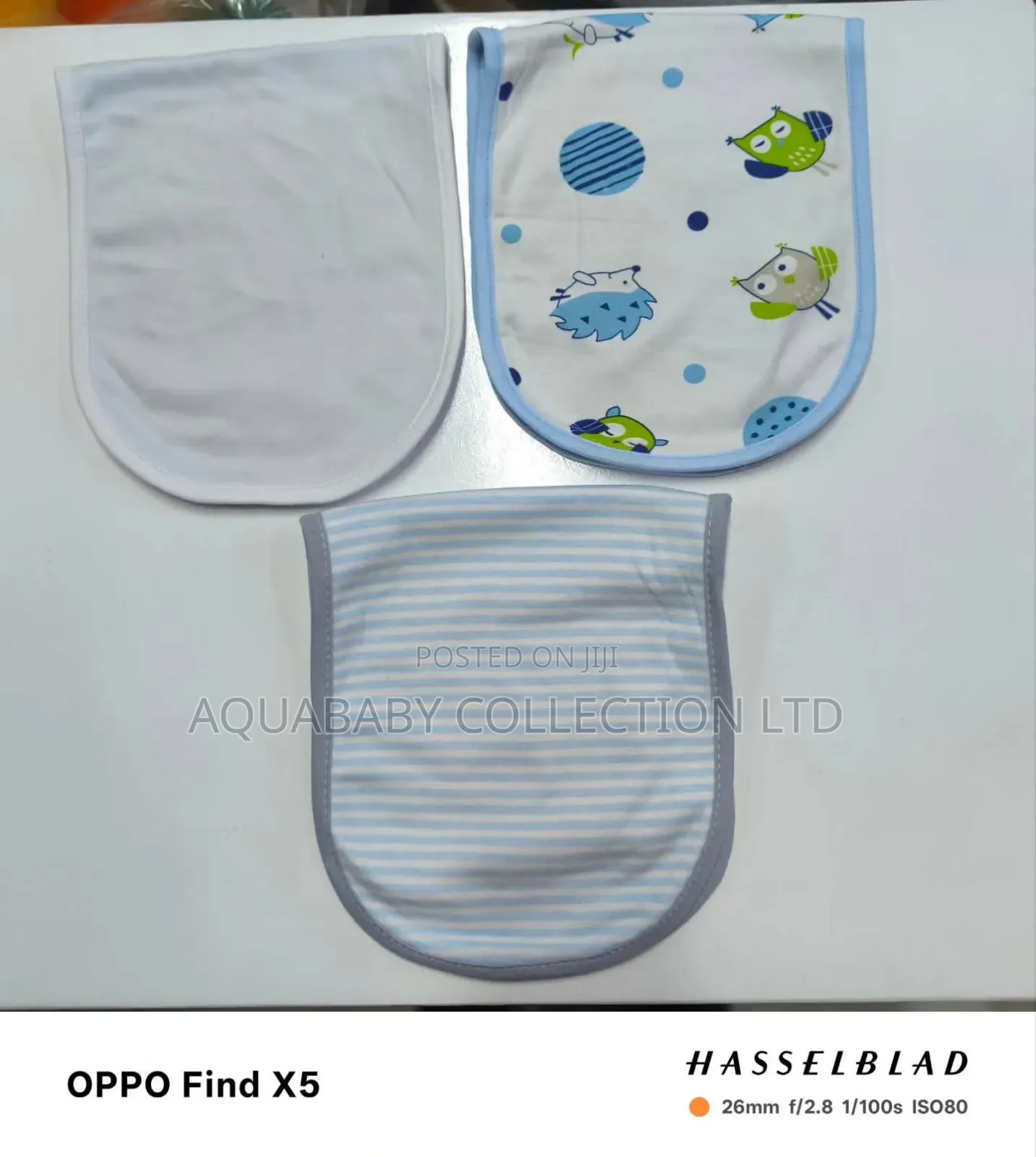 3 Piece Burp Clothes