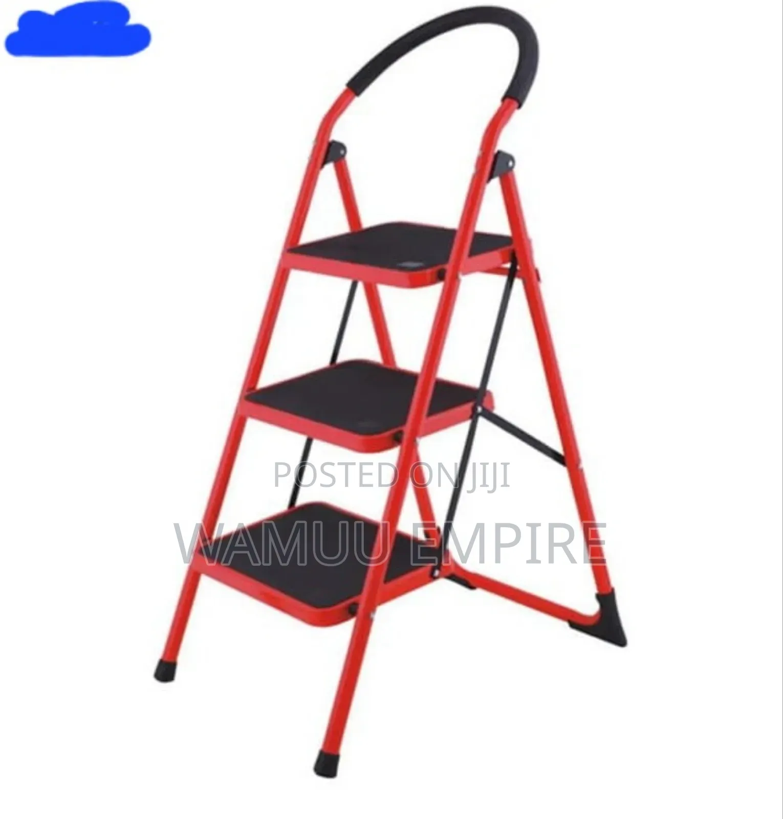3-Step Foldable Household Steel Ladder.