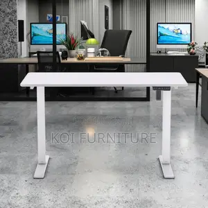 Office Desk; 1.4 Meters Modern Electric Sit Standing Workspaces Desk