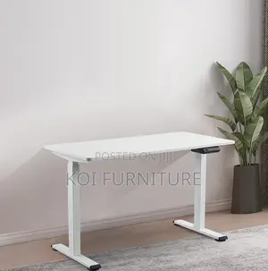 Office Desk; 1.4 Meters Modern Electric Sit Standing Workspaces Desk