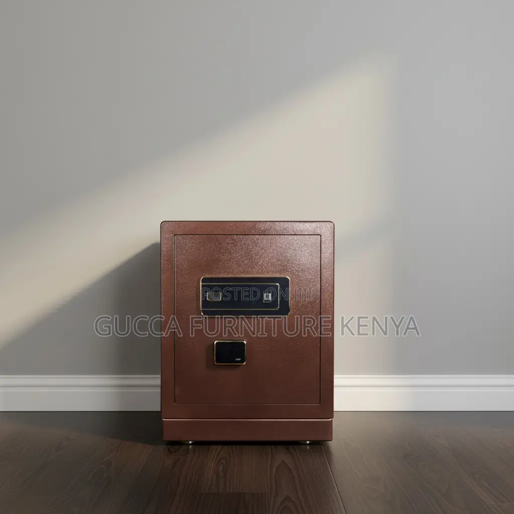 Digital 60kgs Secured Brown Fireproof Safe Box