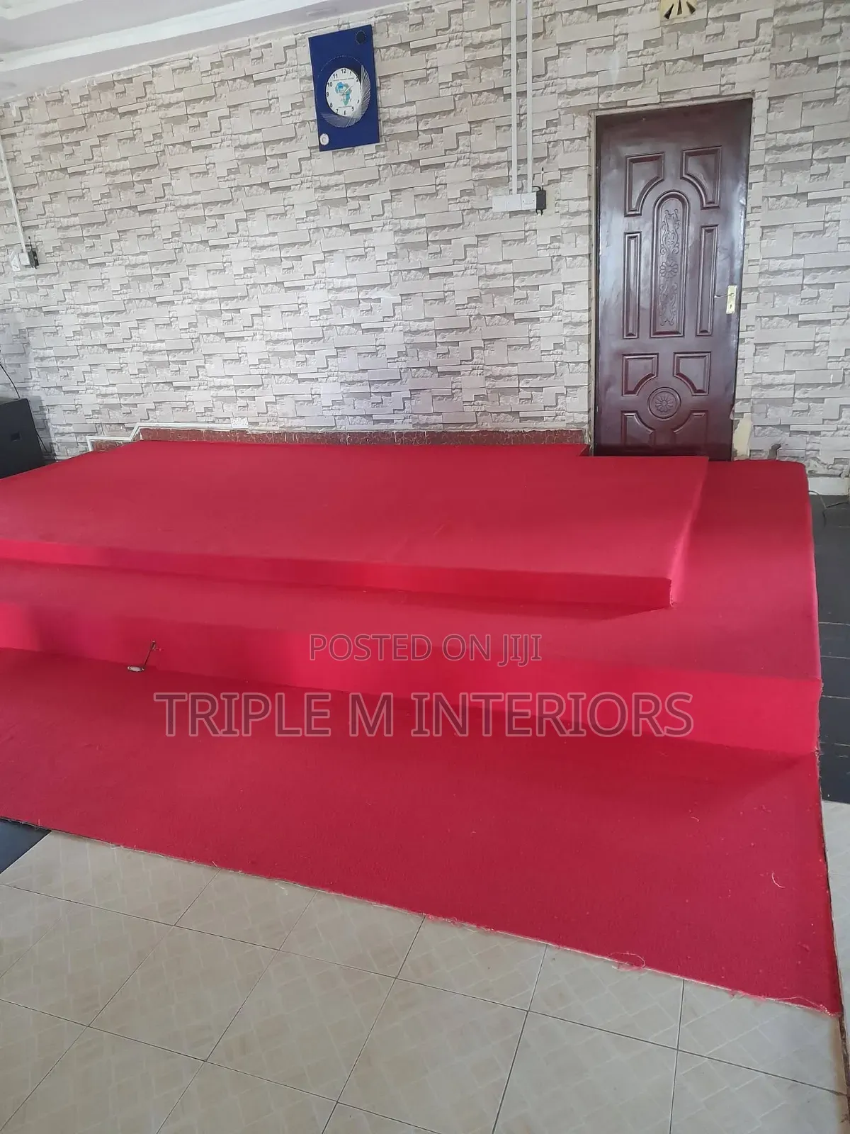 Refined Carpet Finish for Worship Areas
