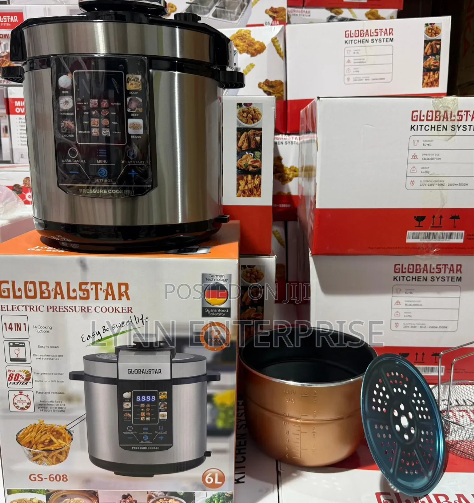6 Litres 14 in 1 Function Globalstar Pressure Cooker