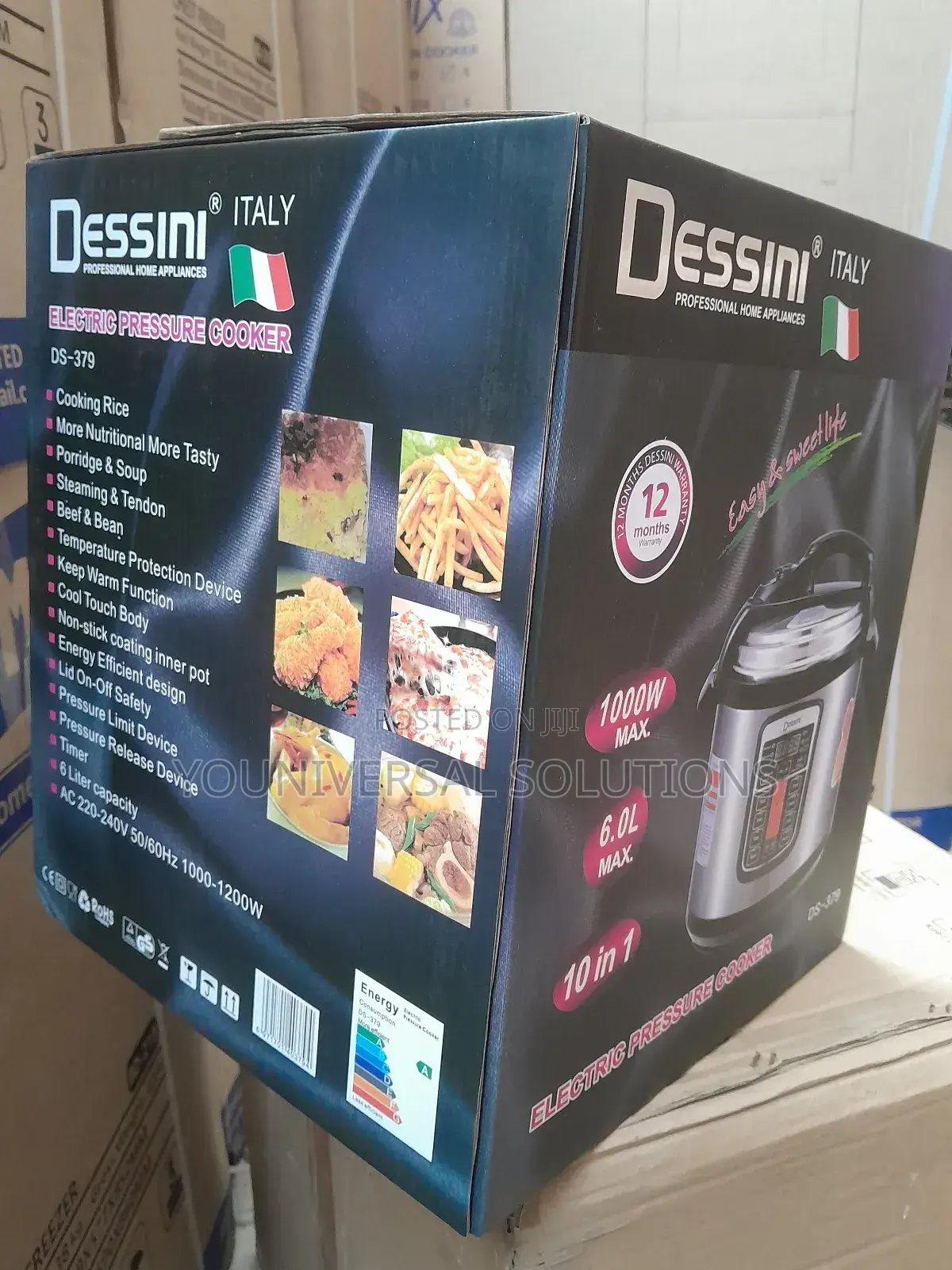 Electric Pressure Cooker Dessini 6litres