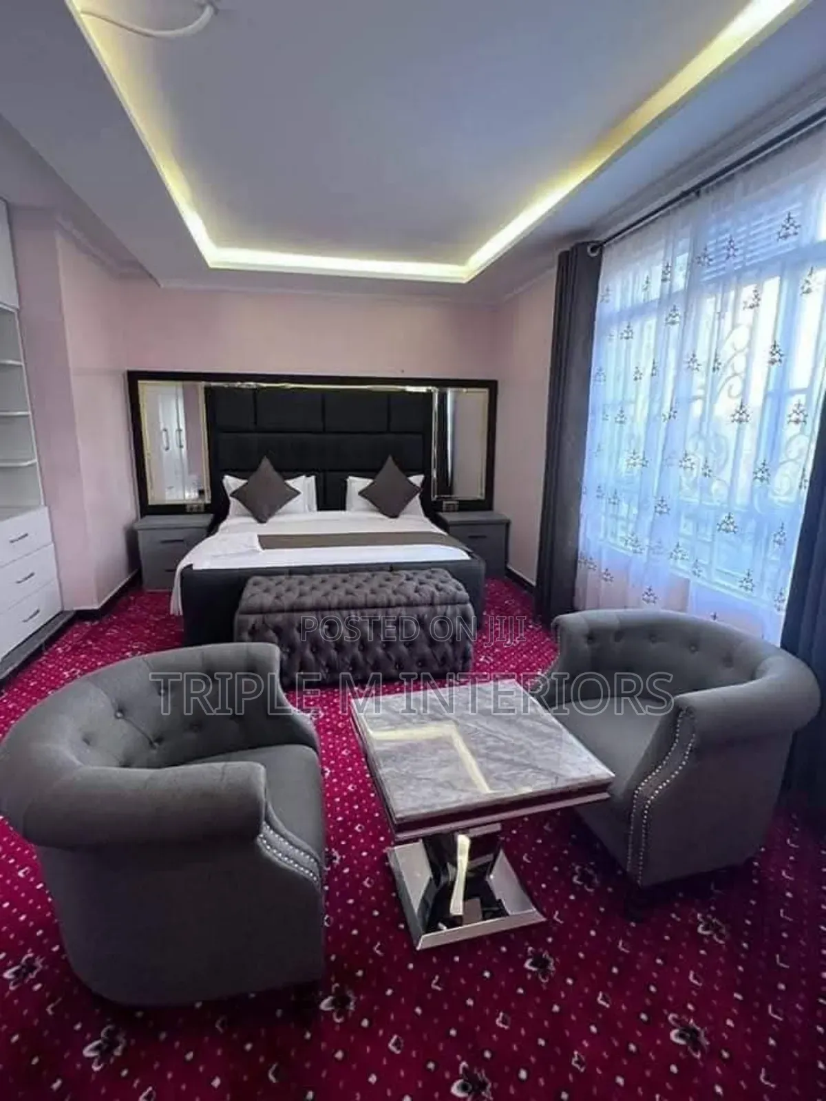 Guest-Ready Full-Room Carpet Comfort