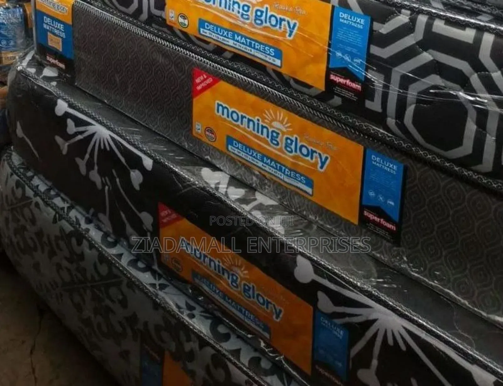Plain Mattress 8 Inches Size 4*6 Morning Glory Medium Density