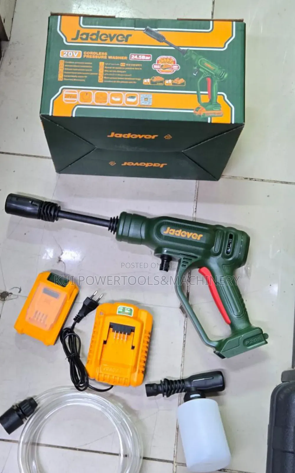Jadever Cordless Pressure Washer/Cordless Pressure Washer