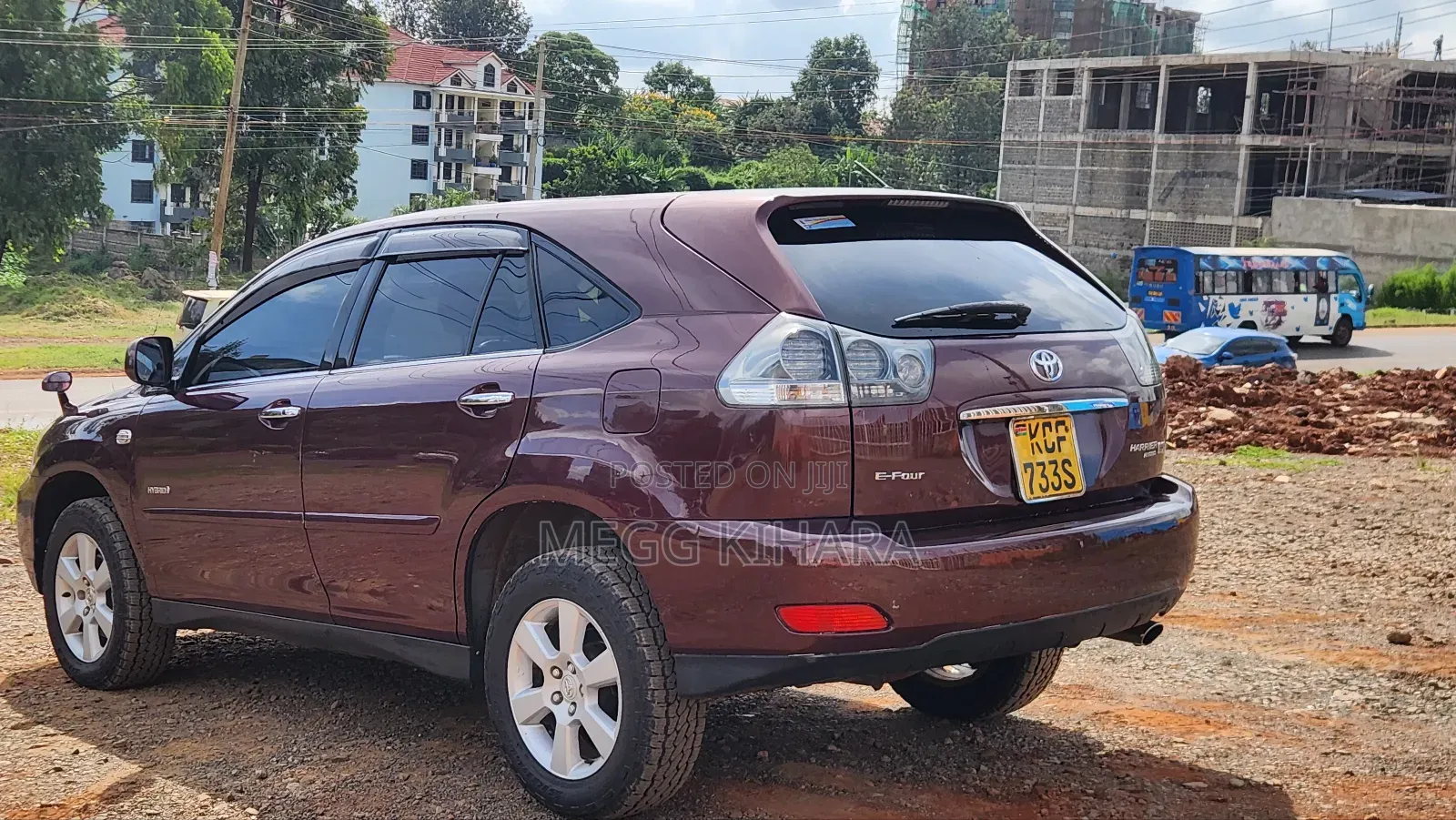 Toyota Harrier 3.3 Hybrid 4WD 2008 Maroon