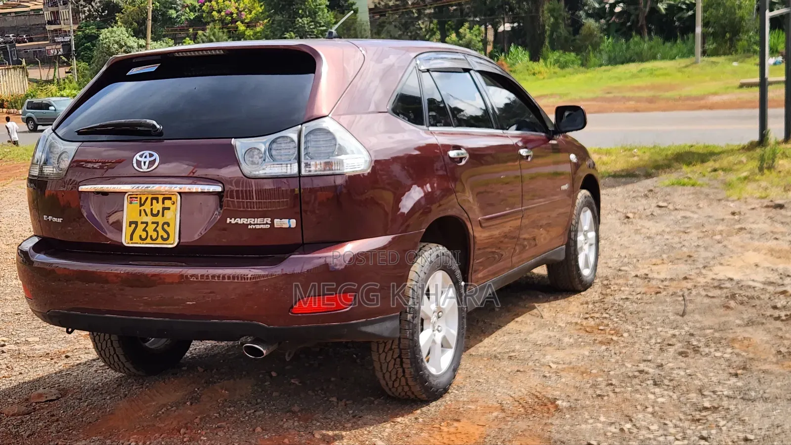 Toyota Harrier 3.3 Hybrid 4WD 2008 Maroon