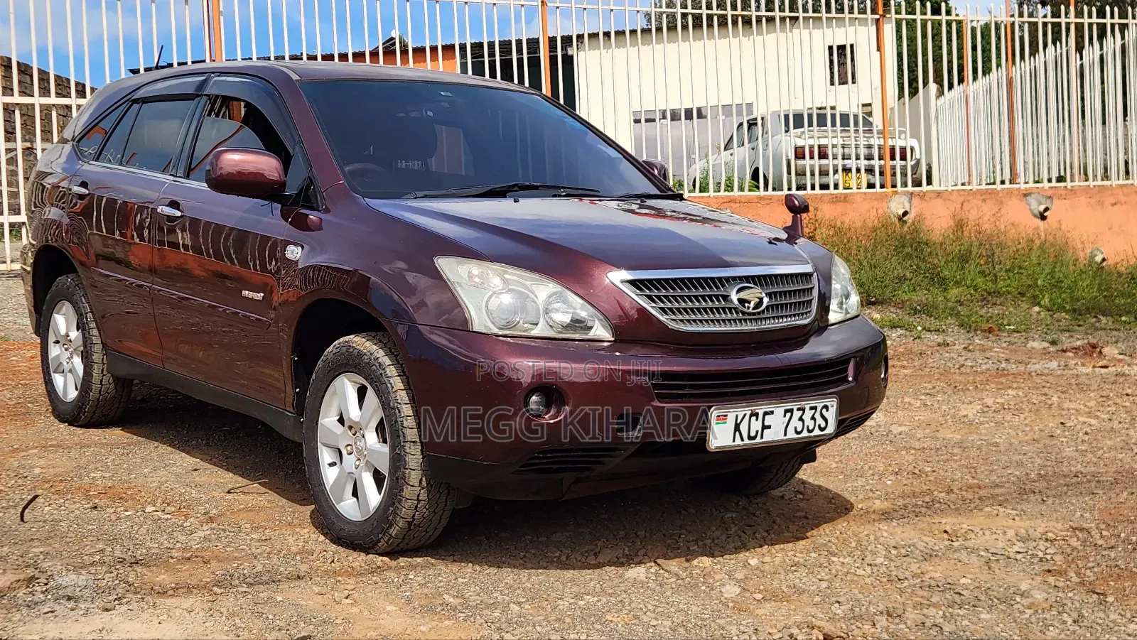 Toyota Harrier 3.3 Hybrid 4WD 2008 Maroon