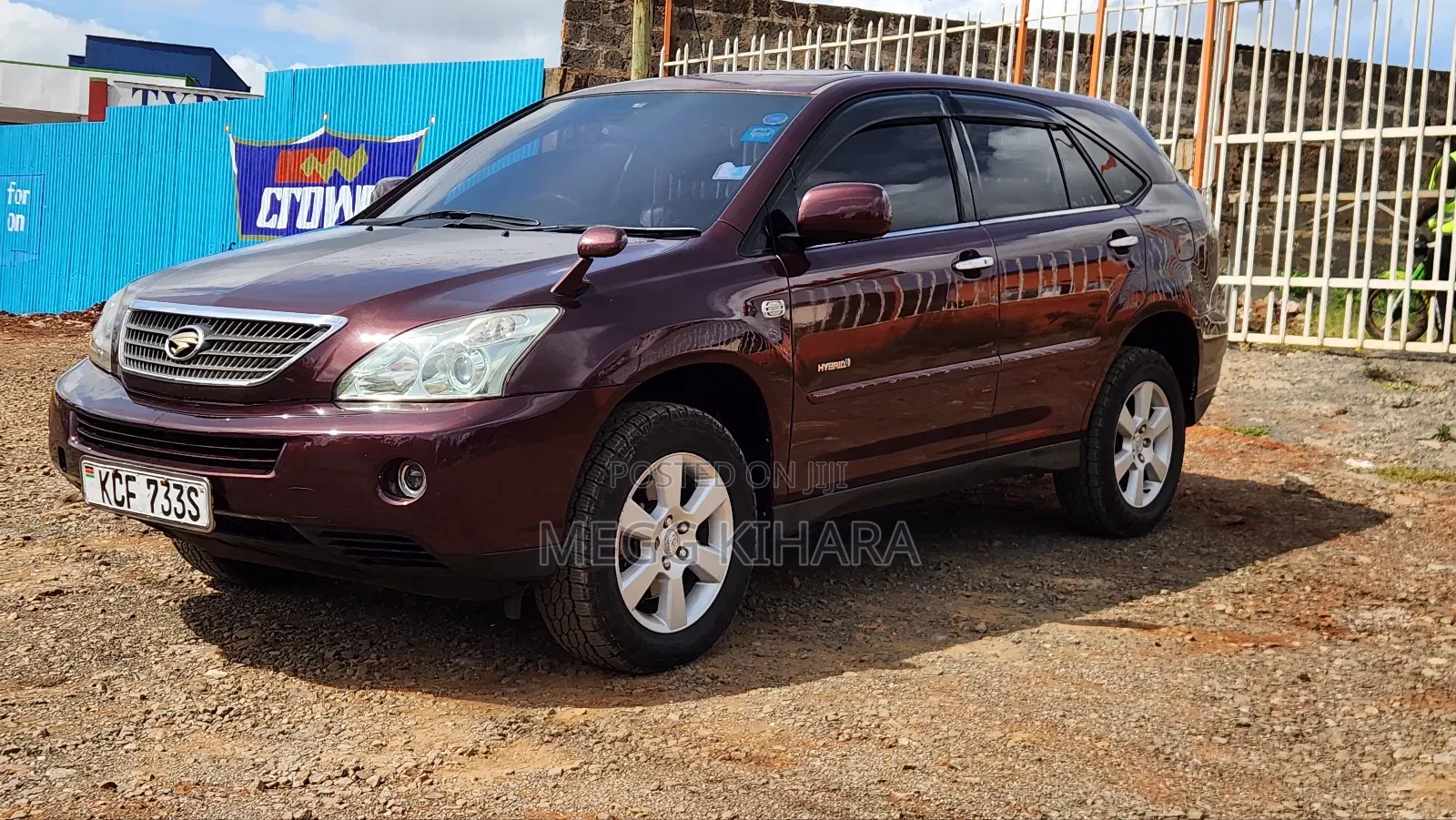 Toyota Harrier 3.3 Hybrid 4WD 2008 Maroon
