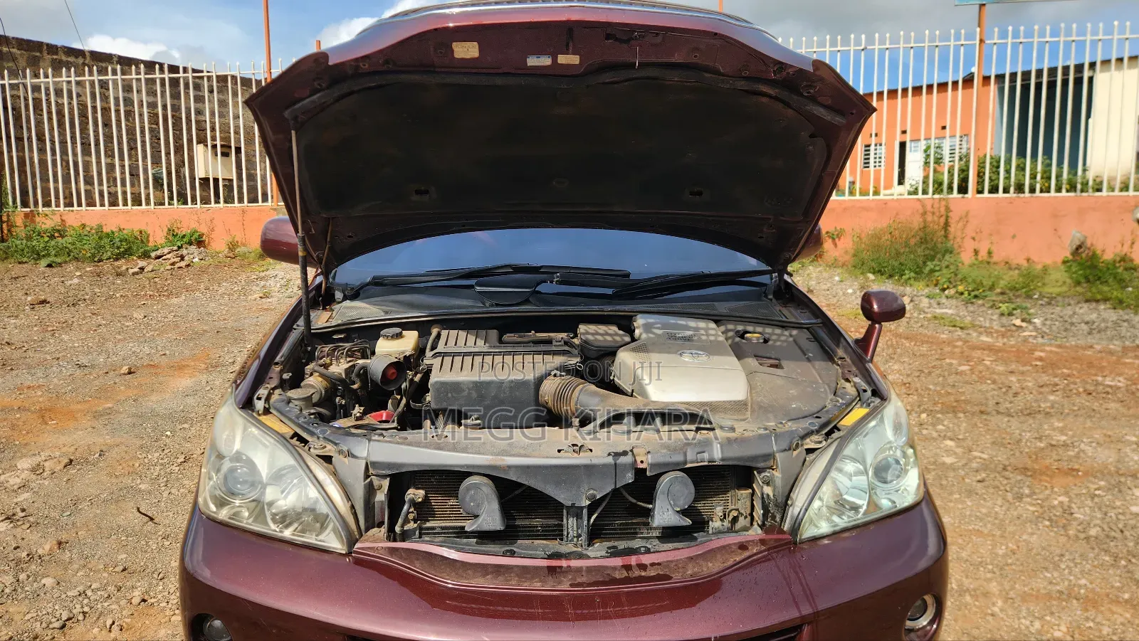 Toyota Harrier 3.3 Hybrid 4WD 2008 Maroon