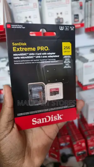 Sandisk Extreme Pro Microsd + Adapter 256gb