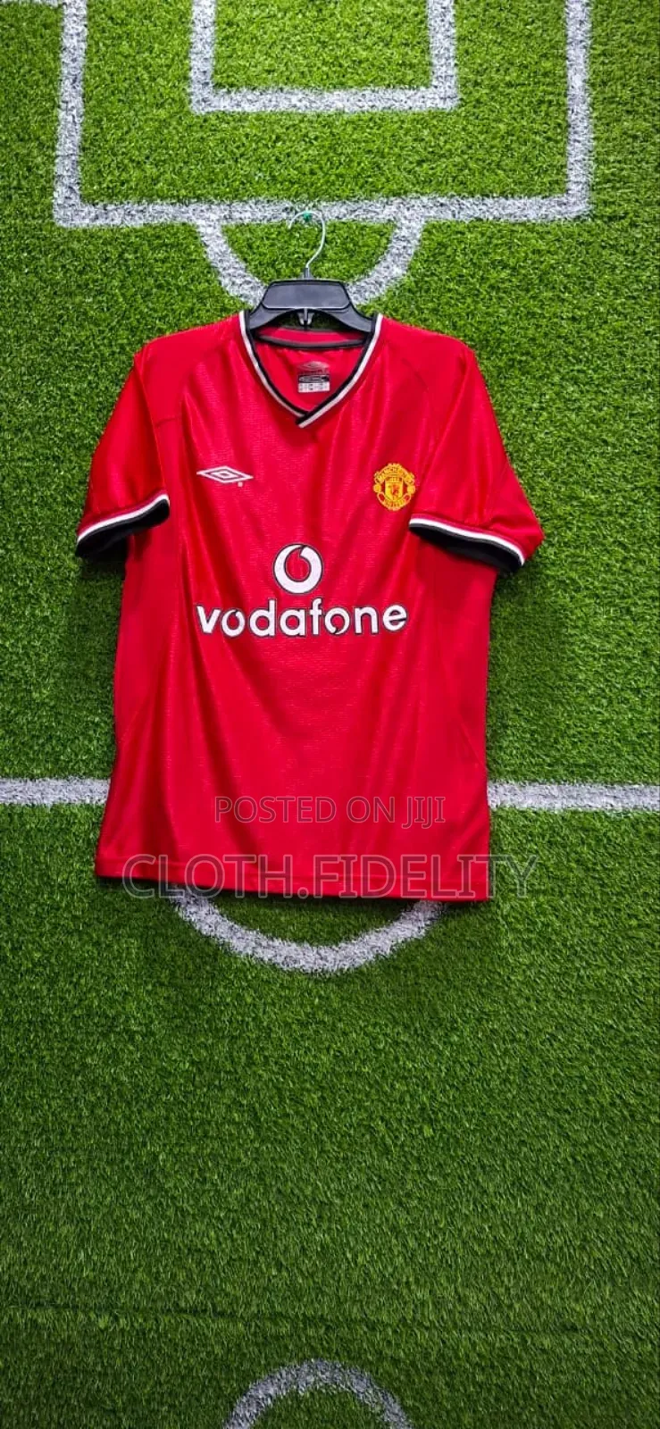 Manchester United Vodafone 00/02 Home Retro Jersey