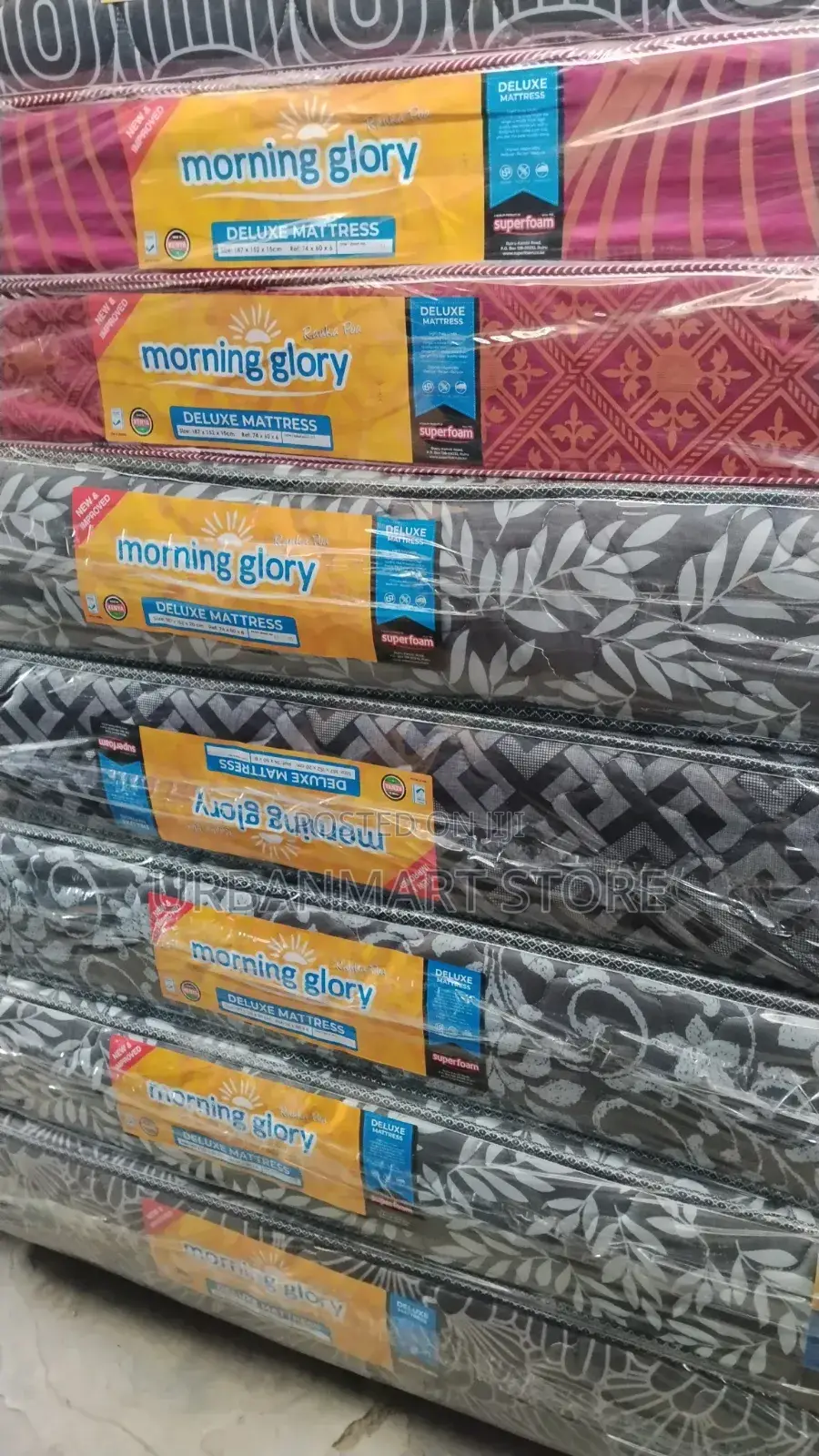 Morning Glory Foam Mattress 5×6, 8 Inches Quilted Tops