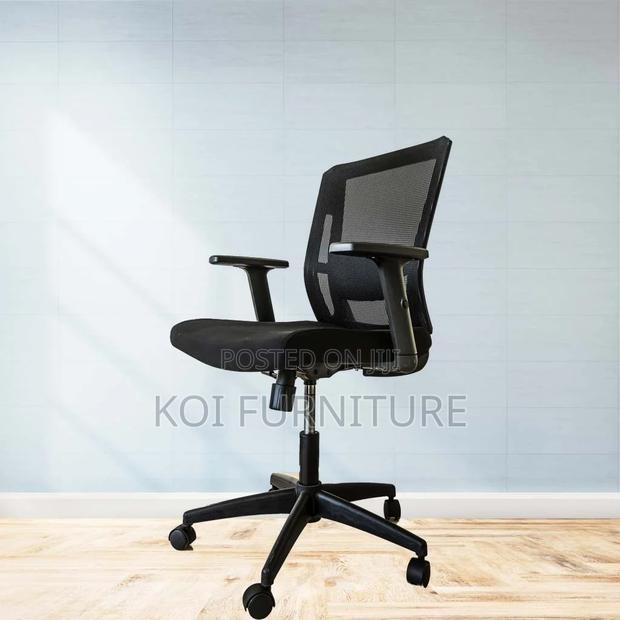 Office Chairs; Mid Backest Orthopedicb Office Seats - thumbnail 3