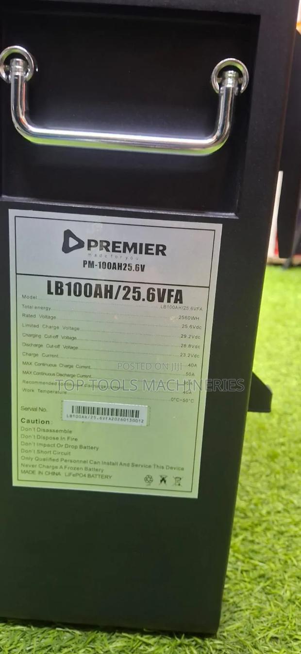 Premier 2.5kw 25.6v 100ah Lithium Battery - thumbnail 4