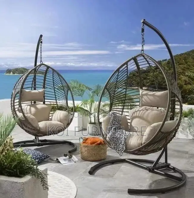 Home Chais; Balcony Hanging Rattan Made Easy Relaxing Hammock Seat