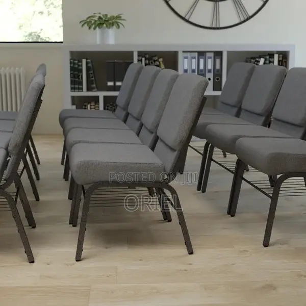 Office Banquet Chair : Gray Church/Auditorium Banquet Chair