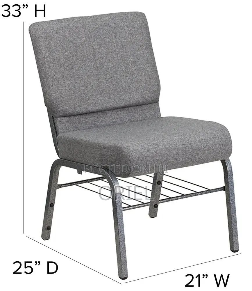 Office Banquet Chair : Gray Church/Auditorium Banquet Chair