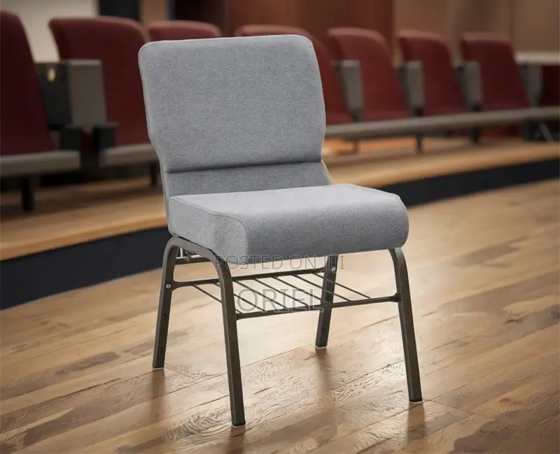 Office Banquet Chair : Gray Church/Auditorium Banquet Chair