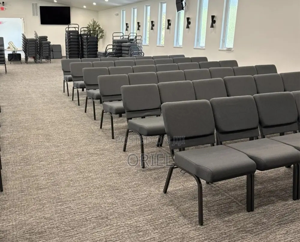 Office Banquet Chair : Gray Church/Auditorium Banquet Chair