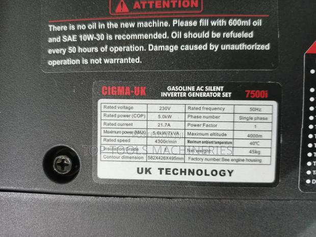 Cigma Uk 7kva/5.6kw Silent Inverter Generator - thumbnail 3