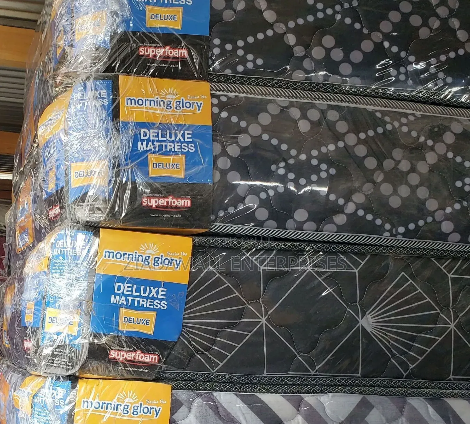 Morning Glory 8-Inch Quilted Mattress – Medium Density 3.5 X 6 Ft