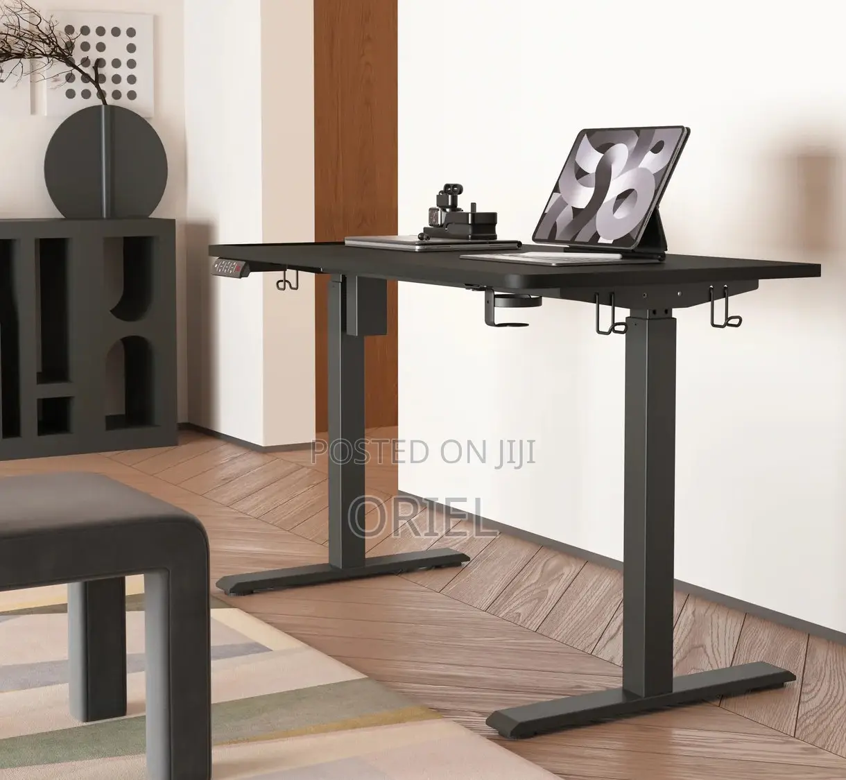 Office Desk : Office 120cm Electric Standing Computer Desk