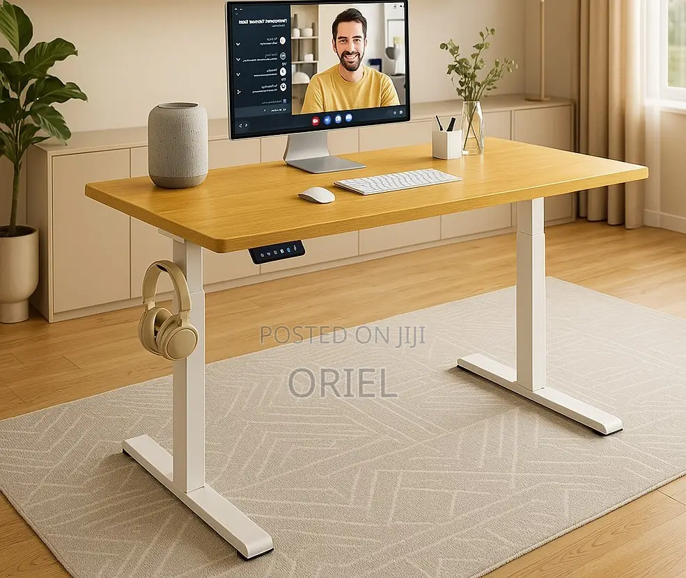 Office Desk : Office 120cm Electric Standing Computer Desk