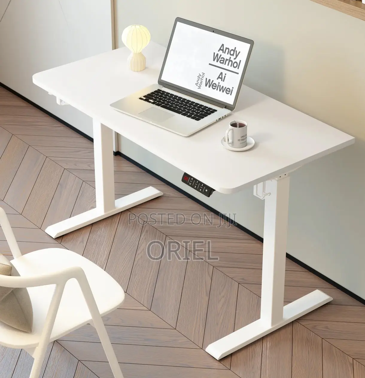 Office Desk : Office 120cm Electric Standing Computer Desk