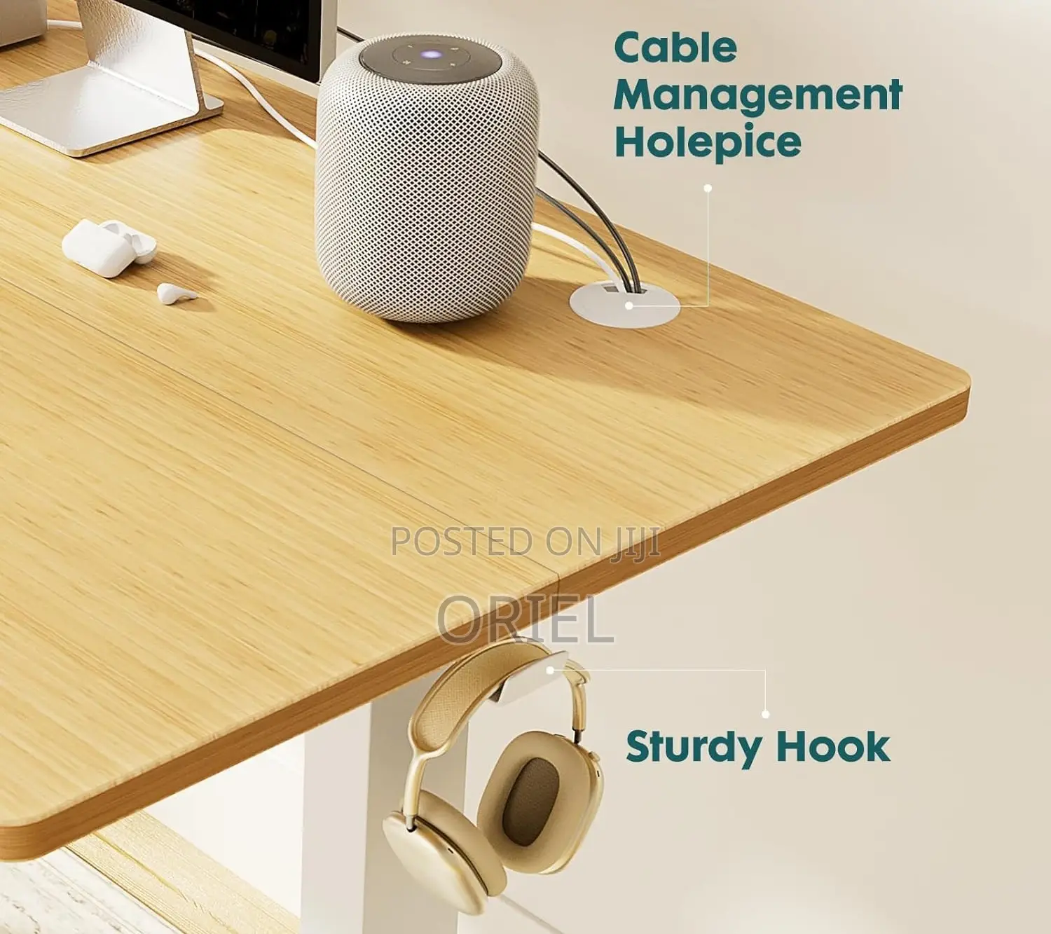 Office Desk : Office 120cm Electric Standing Computer Desk