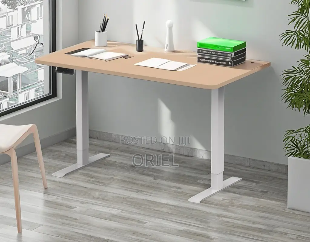 Office Desk : Office 120cm Electric Standing Computer Desk