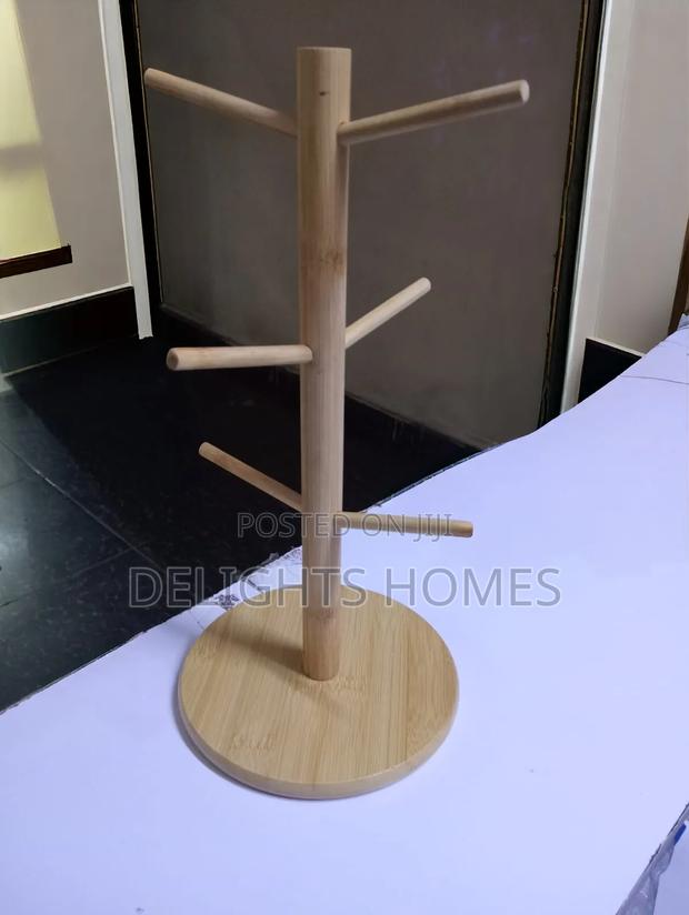 Bamboo Cup Holder/ Stand - main view