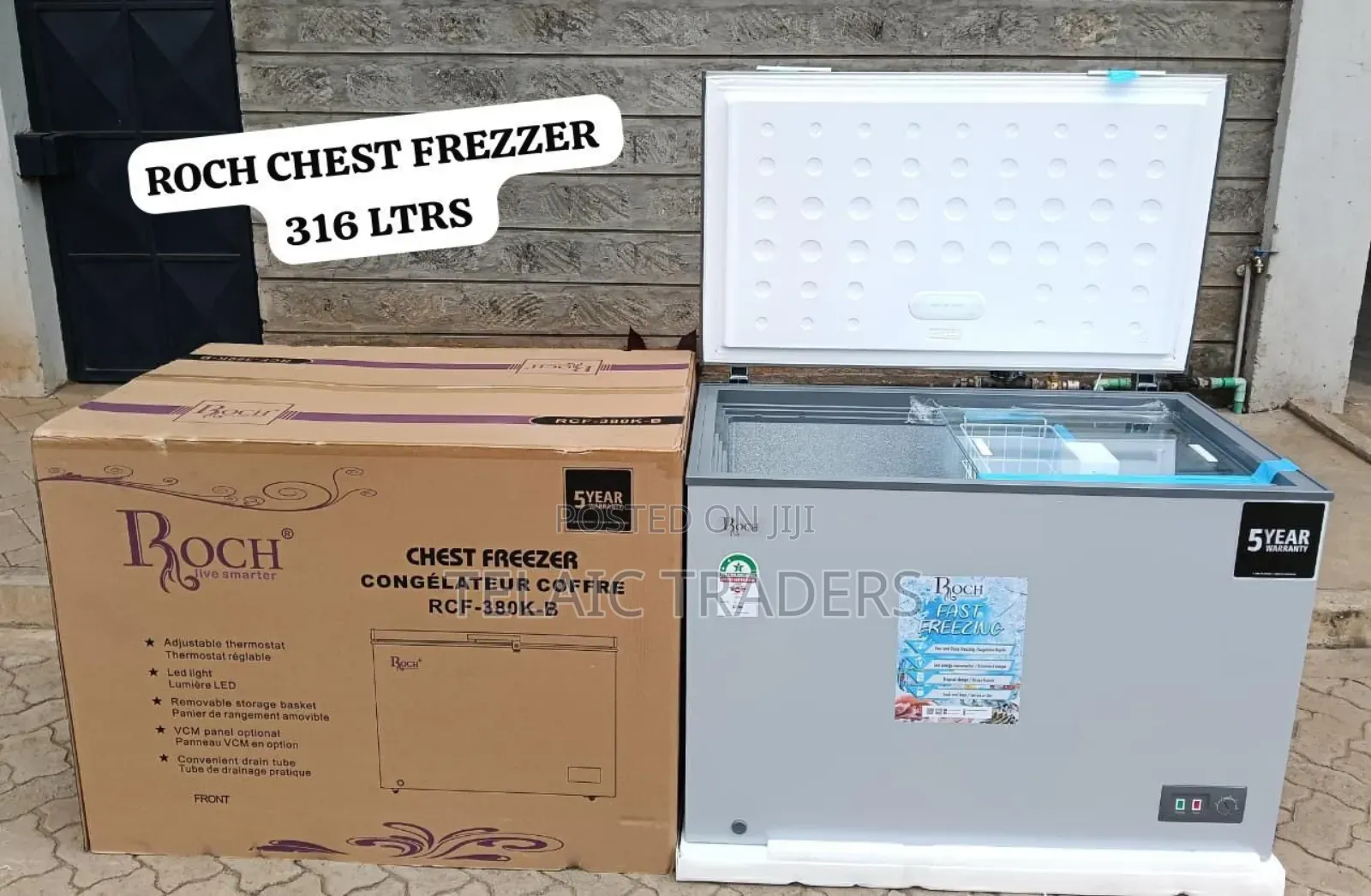 Roch Chest Freezer 316l