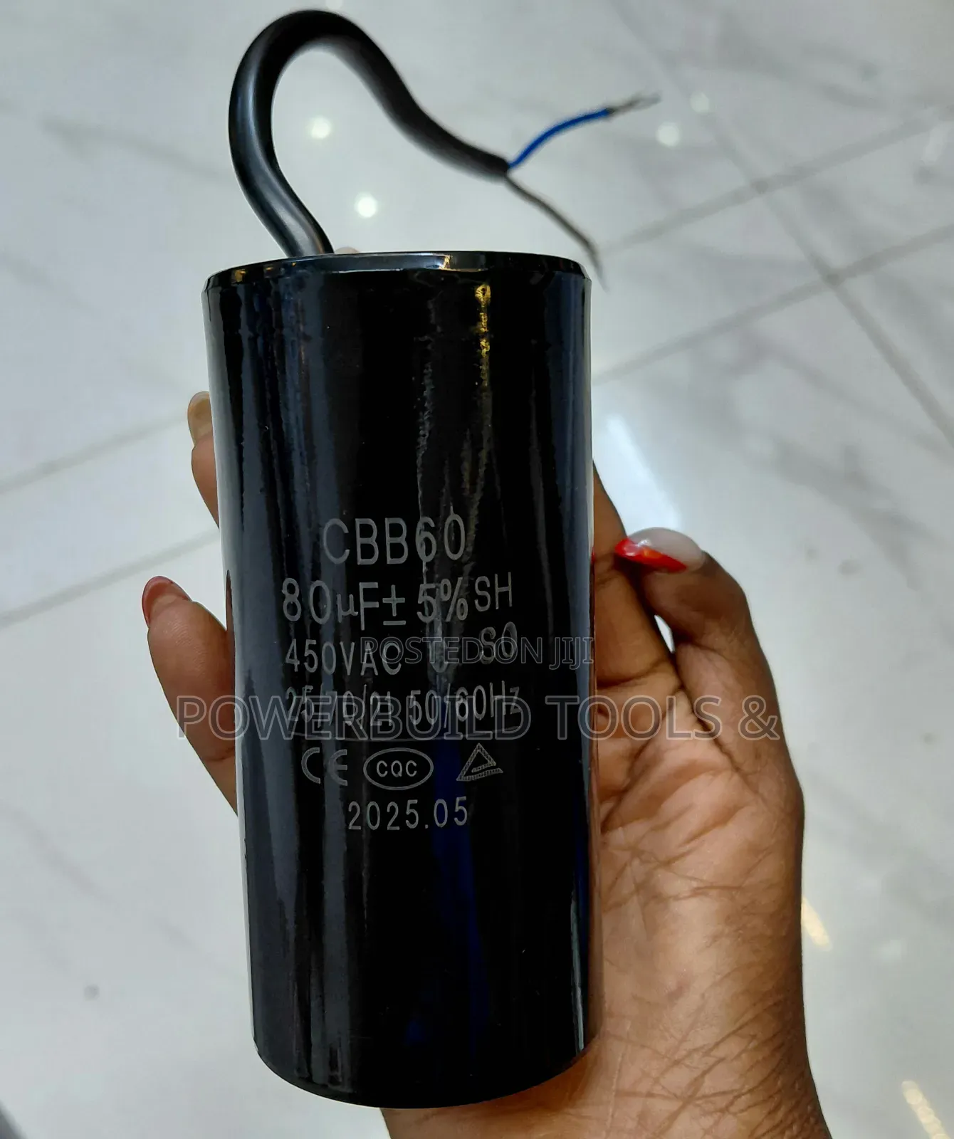 Cbb60 80uf 450vac Running Capacitor