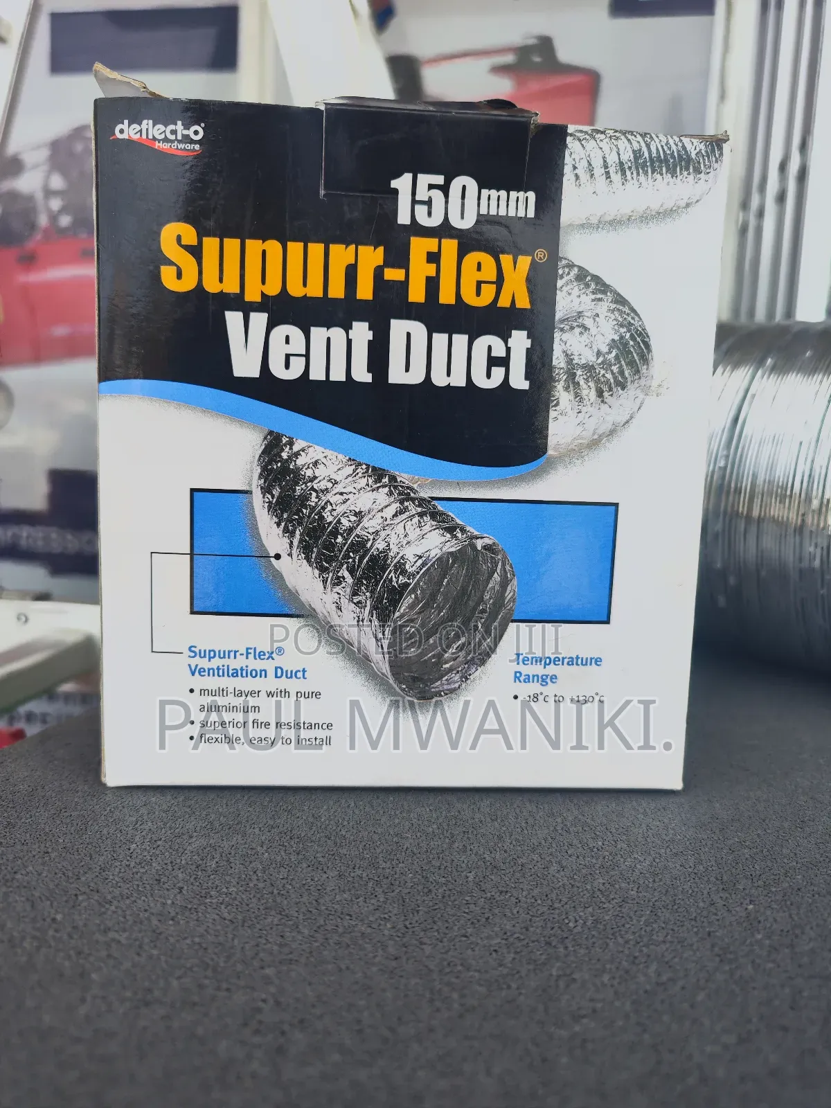150mm Flexible Aluminum Vent Duct