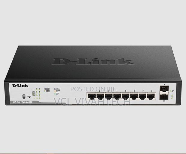 D-Link 10-Port Gigabit Poe Smart Managed Switchdgs-1100-10mp