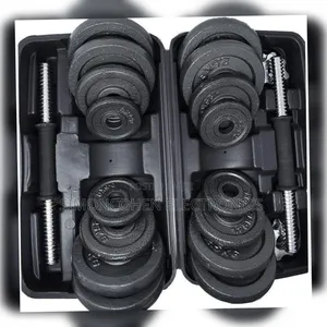 30kg Adjustable Dumbbell Barbell Weight Set