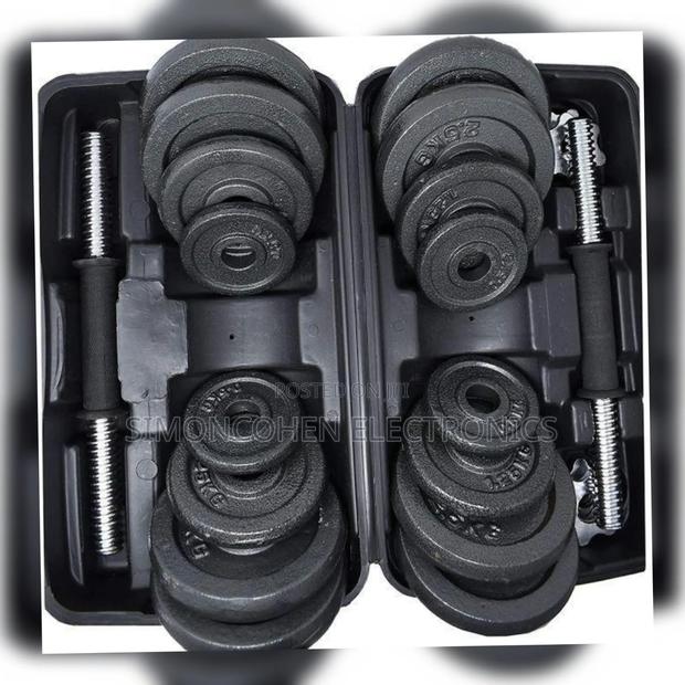 30kg Adjustable Dumbbell Barbell Weight Set