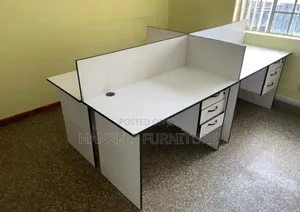 4-Way Office Work Station Collaborative Workspace
