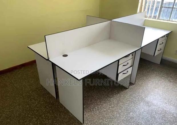 4-Way Office Work Station Collaborative Workspace