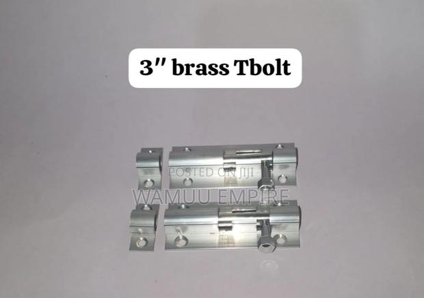 3-inch Tower Brass Bolts