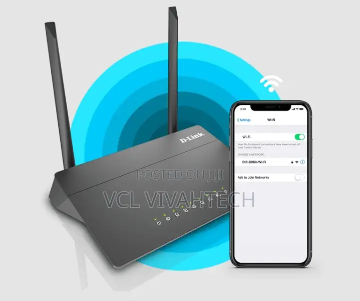 D-Link Ac750 Dual Band Wi-Fi 5 Router Dir-806a (750mbps)