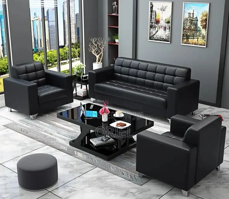 Office Sofa-Set : Office Executive 5-Seater Reception Sofa